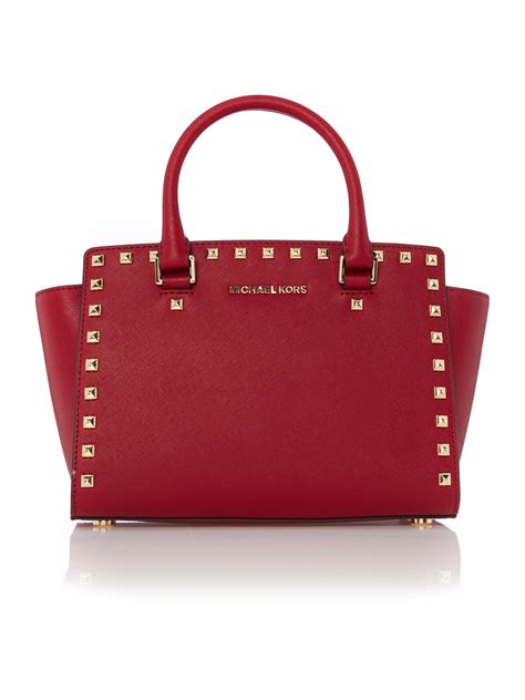 sacoche rouge michael kors|michael kors satchel bag.